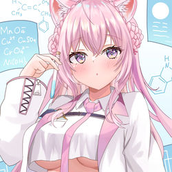 This is a pixiv picture whose title is 博衣こより.