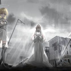 This is a pixiv picture whose title is Die Walküre～光は私たちと共に.
