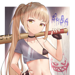 This is a pixiv picture whose title is 给你一球棍.