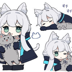 This is a pixiv picture whose title is ちびナイツ4.