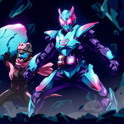 This is a pixiv picture whose title is 『バリバリィアップ！』.