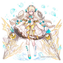 This is a pixiv picture whose title is 【お仕事】レアチーズケーキちゃん.