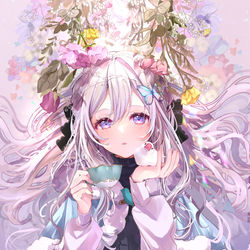 This is a pixiv picture whose title is ほころぶ.