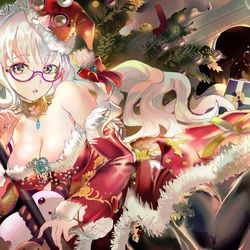 This is a pixiv picture whose title is ハヤヒデサンタ.