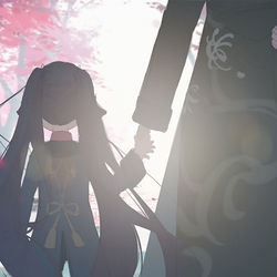 This is a pixiv picture whose title is 離別と希望の蝶（後篇）.