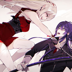 This is a pixiv picture whose title is 【歌ってみた】からくり卍ばーすと　のイラストお手伝いしました.