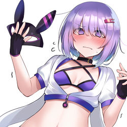 This is a pixiv picture whose title is 結月ゆかり雫ちゃんレーシング＆ウエディング水着.