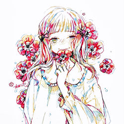 This is a pixiv picture whose title is 「君が幸せなら、まあ、いいかな」.