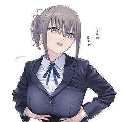 This is a pixiv picture whose title is 前髪ちゃん.