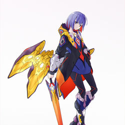 This is a pixiv picture whose title is 理芽 - 劍士.