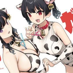 This is a pixiv picture whose title is ガキ巨乳💢77.
