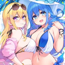 This is a pixiv picture whose title is うちの子ビキニ先輩.