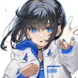 This is a pixiv picture whose title is Any more.