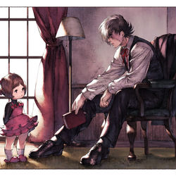 This is a pixiv picture whose title is ちぇんちぇいとピノコ.