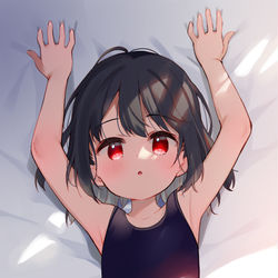 This is a pixiv picture whose title is すくみず.