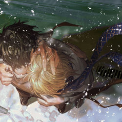 This is a pixiv picture whose title is “Give us a little love.”.