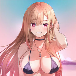 This is a pixiv picture whose title is marin.