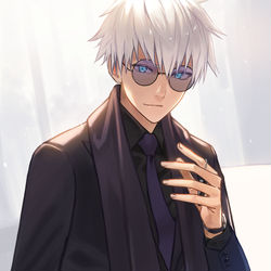 This is a pixiv picture whose title is 五条悟.