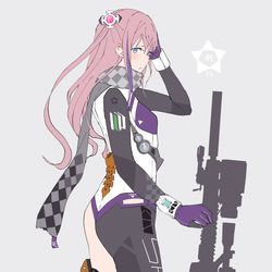This is a pixiv picture whose title is ボディスーツAR-15.