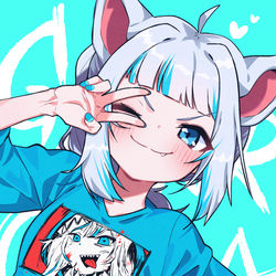 This is a pixiv picture whose title is OMOCAT GURA.