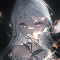 This is a pixiv picture whose title is 枯れてしまうくらいなら.