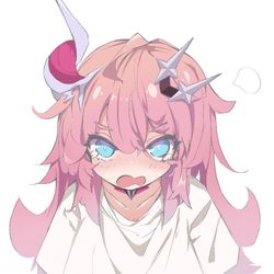 This is a pixiv picture whose title is 摸鱼作.