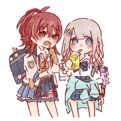 This is a pixiv picture whose title is あさひと果穂とか詰め.