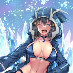 This is a pixiv picture whose title is ディアルガパーカー◎.