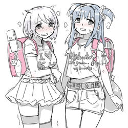 This is a pixiv picture whose title is 女児服レコード.