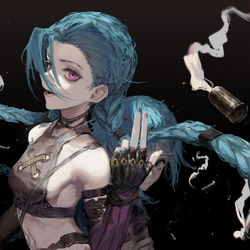 This is a pixiv picture whose title is Jinx.