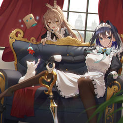 This is a pixiv picture whose title is メイド服 オーロ・クロニー 七詩ムメイ.