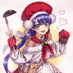 This is a pixiv picture whose title is サンタマルタ.