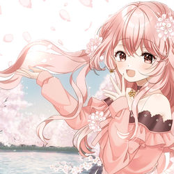 This is a pixiv picture whose title is Cherry🌸blossom.
