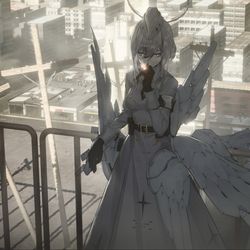 This is a pixiv picture whose title is 丽芙 极昼 最终修订版.