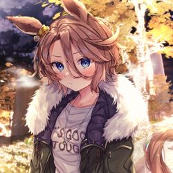 This is a pixiv picture whose title is ナリタタイシンと待ち合わせしたい.