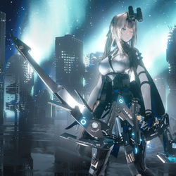 This is a pixiv picture whose title is 极光.