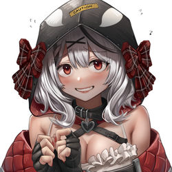 This is a pixiv picture whose title is 沙花叉クロヱ.