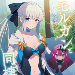 This is a pixiv picture whose title is C99新刊「モルガンと同棲する本」.