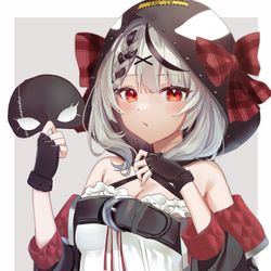 This is a pixiv picture whose title is 沙花叉クロヱ.