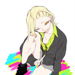 This is a pixiv picture whose title is やんちゃギャルの安城さん.
