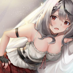 This is a pixiv picture whose title is 一緒に寝ますか？.