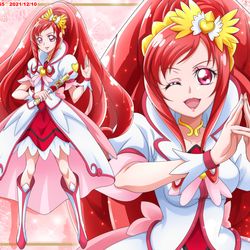 This is a pixiv picture whose title is キュアエース2021.