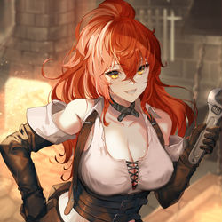 This is a pixiv picture whose title is カジっ娘.