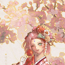 This is a pixiv picture whose title is Sakura.