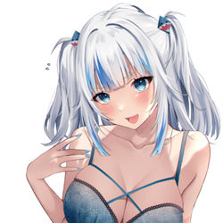 This is a pixiv picture whose title is big gura.