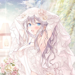 This is a pixiv picture whose title is 花嫁.