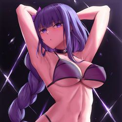 This is a pixiv picture whose title is Raiden Shogun.
