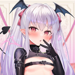 This is a pixiv picture whose title is さきゅばす.