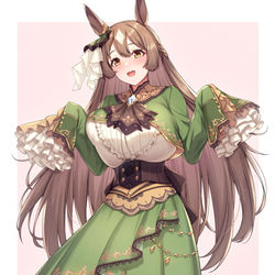 This is a pixiv picture whose title is サトノダイヤモンド.