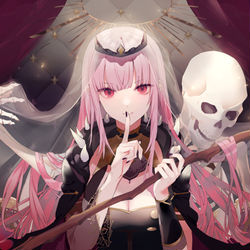 This is a pixiv picture whose title is Calliope Mori.
